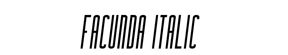 Facunda Italic cкачати шрифт безкоштовно